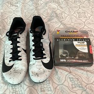 track & field spike shoes. never worn before. size 5.